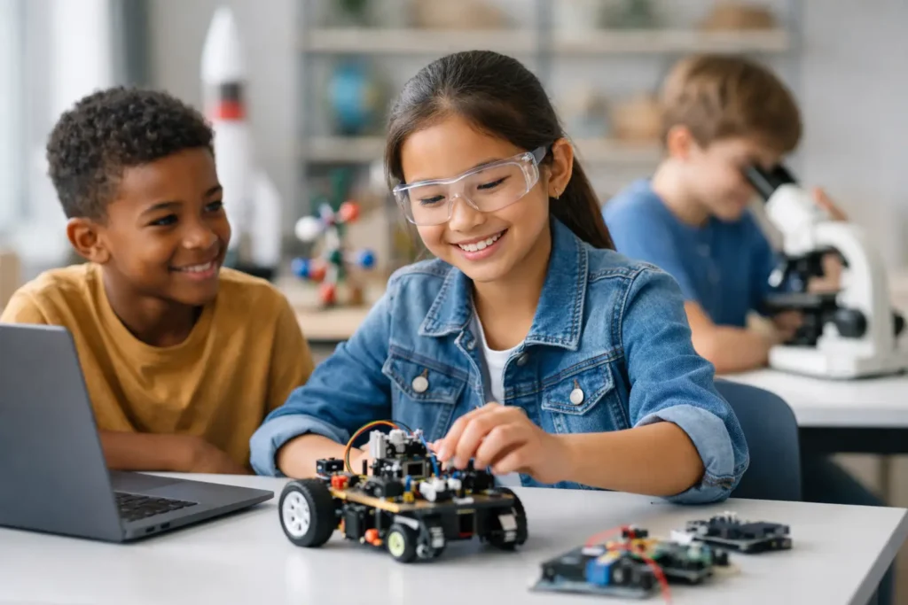 How STEM Enrichment Builds Confidence in Kids